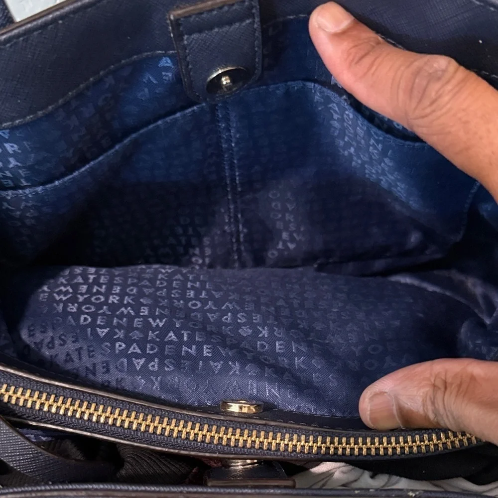 Kate Spade Midnight Blue Satchel - Picture 10 of 16